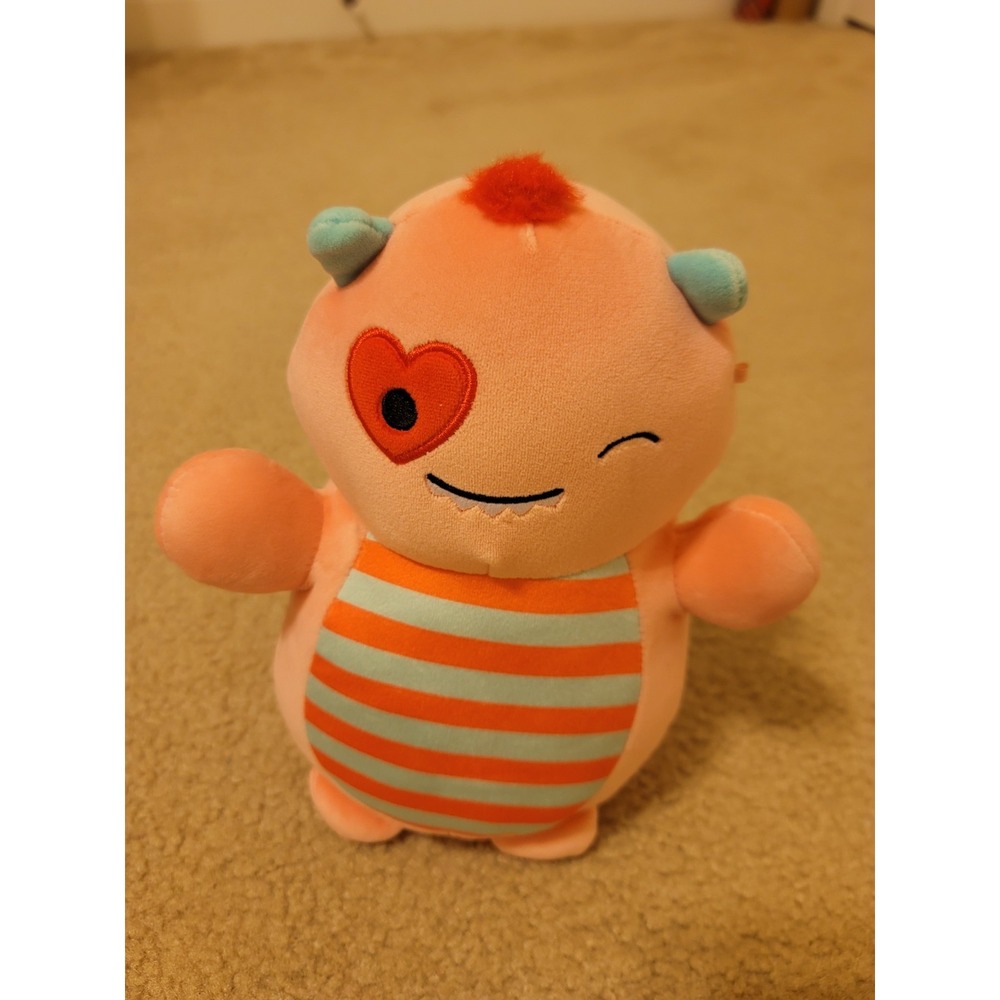 Squishmallows 10 Willett Peach Monster Hugmees Kellytoy Plush